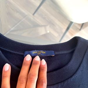 Louis Vuitton signature 3d pocket monogram t-shirt dark night blue size M